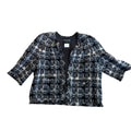 Chanel 3/4 Length Sleeve Tweed Jacket