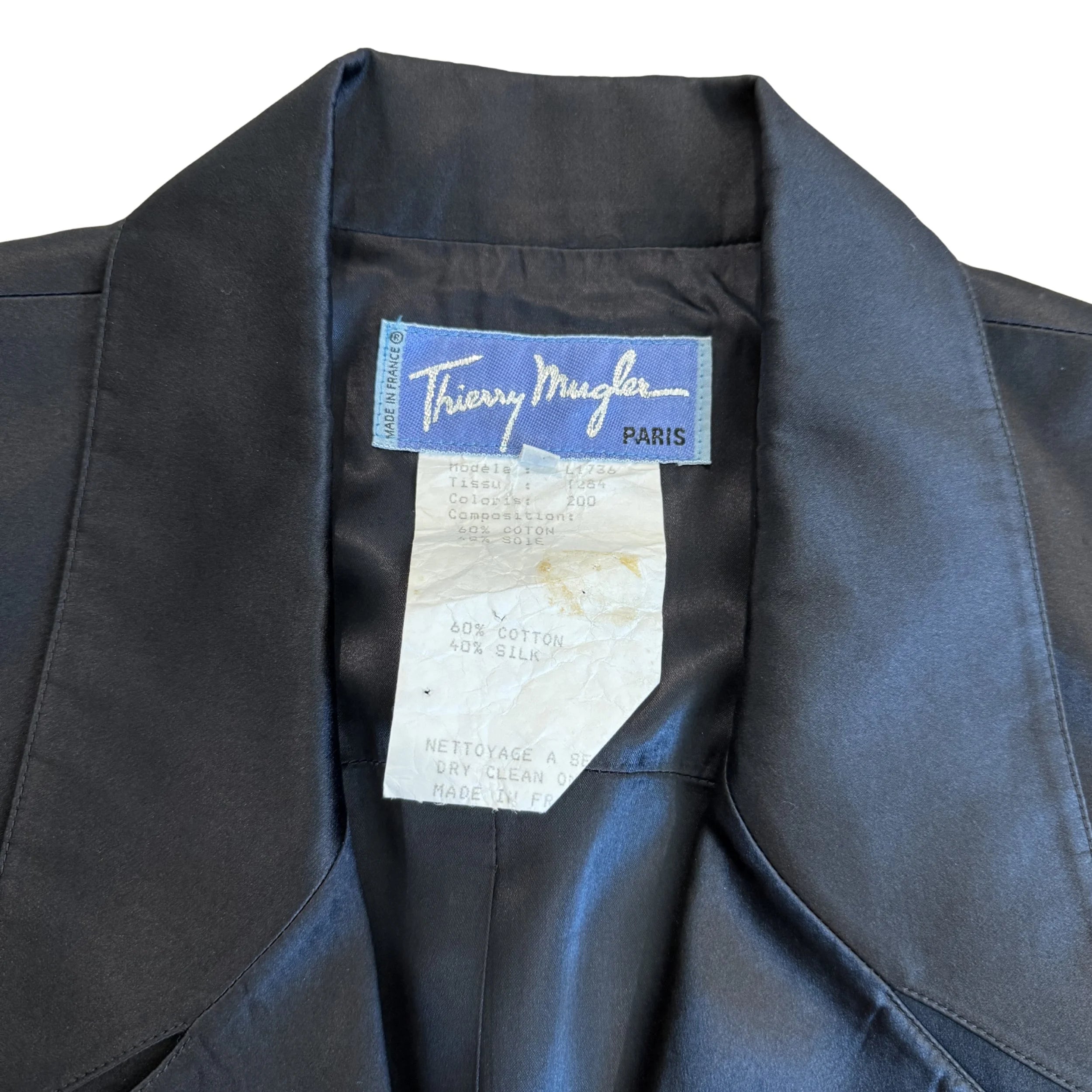 Mugler 90s Black Jacket