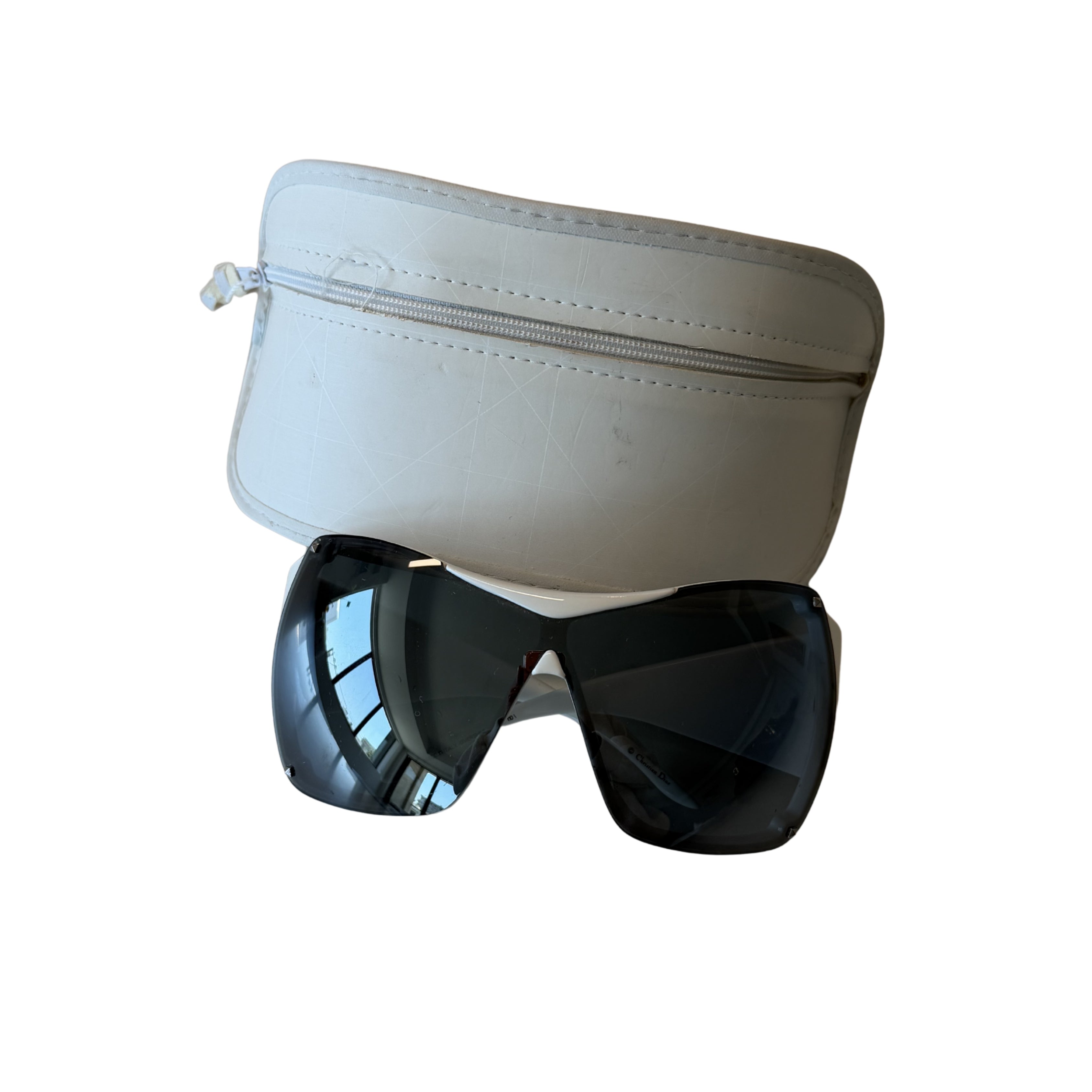 Dior 2000's White Sunglasses
