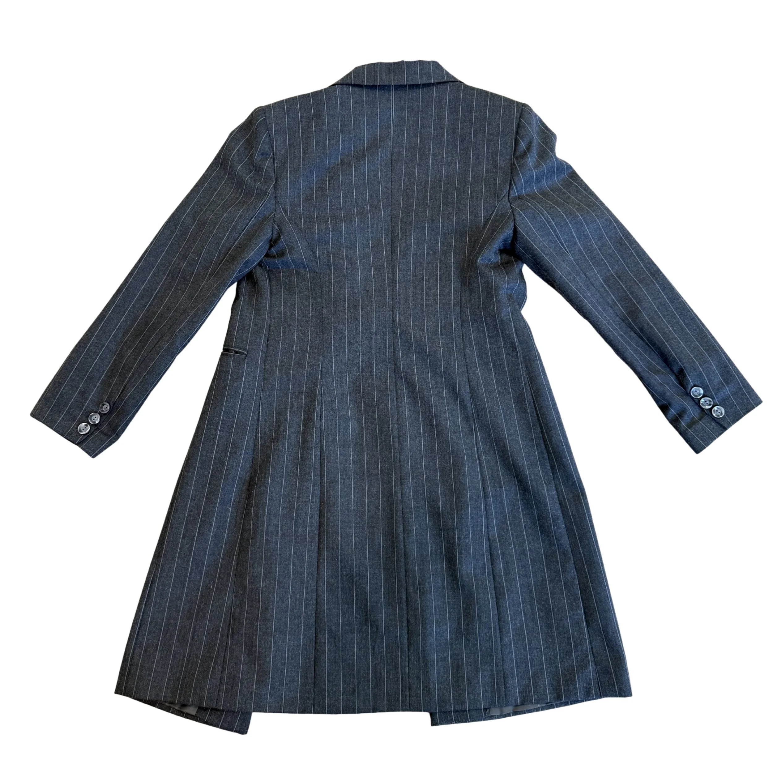 Vintage Hermes Pinstripe Trench