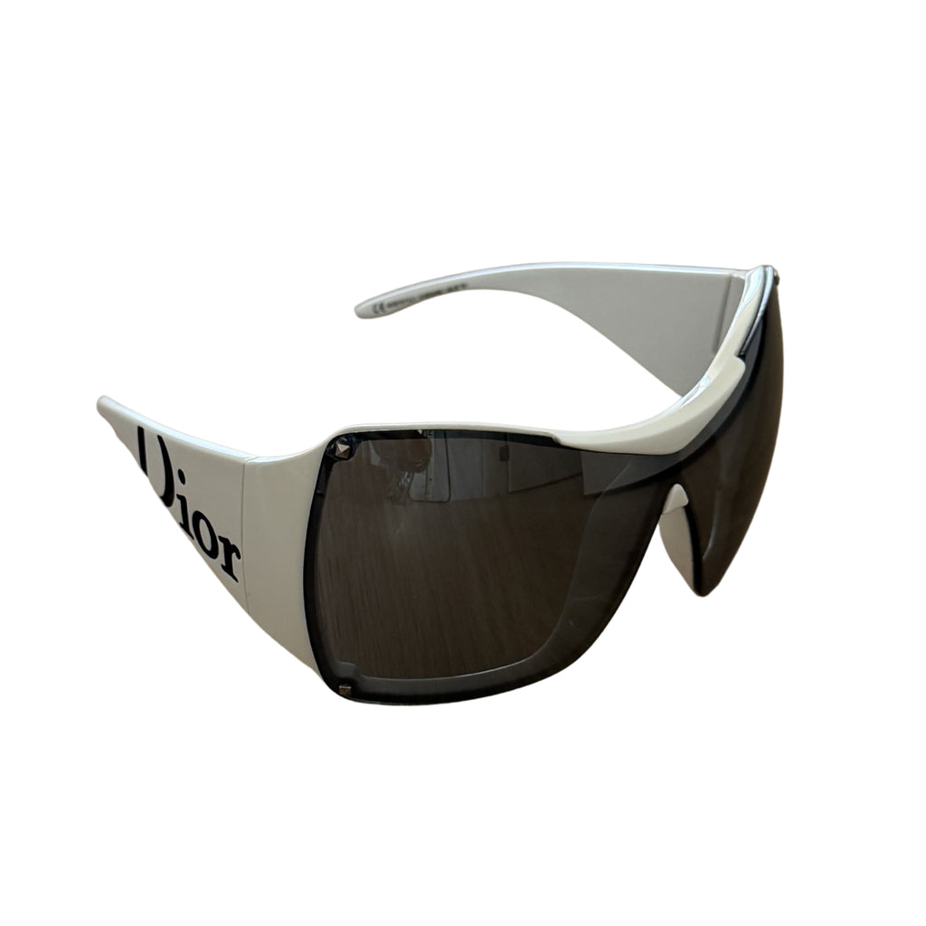 Dior 2000's White Sunglasses