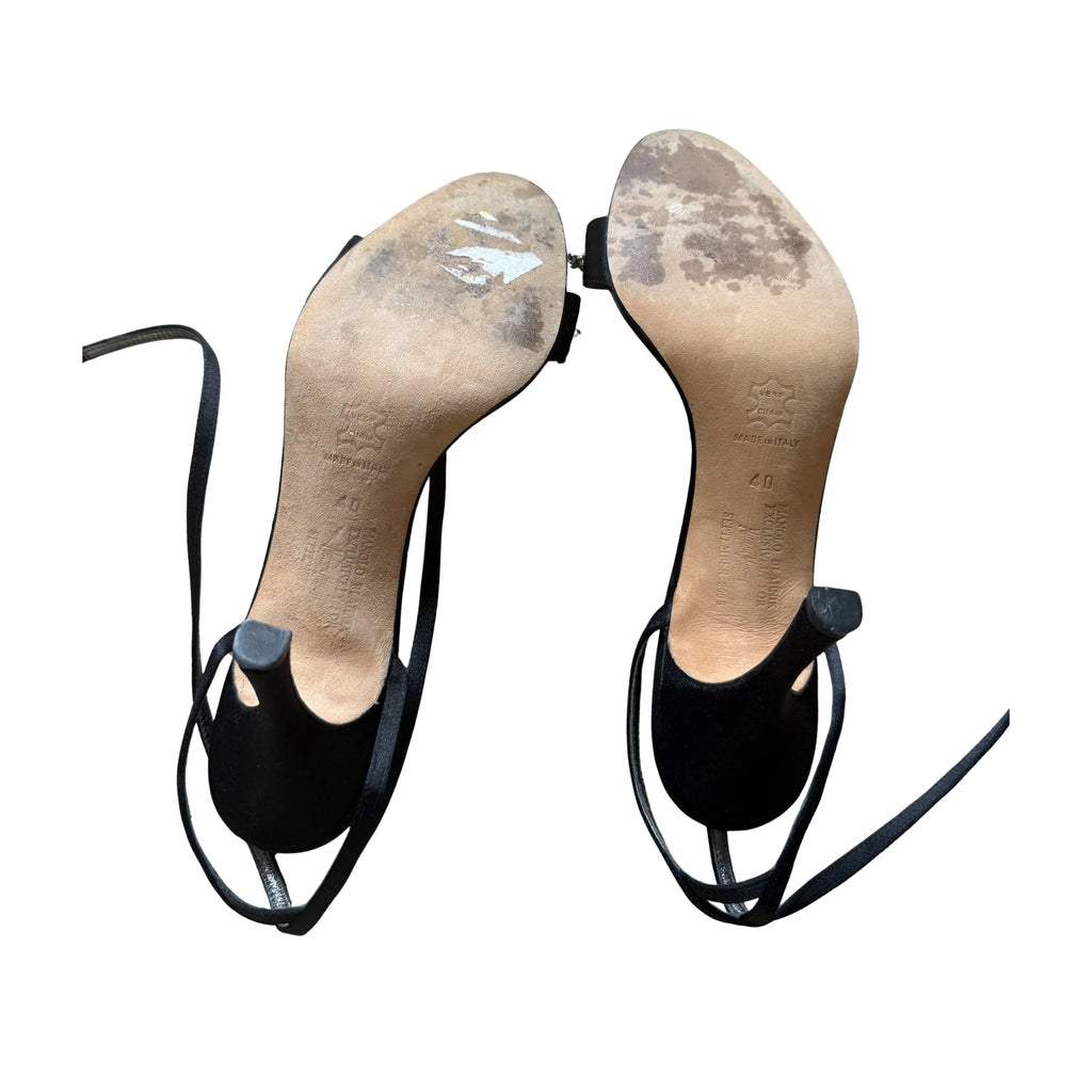 Black Strappy Manolo Blahnik Heels