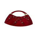 DIOR RED BONDAGE BAG