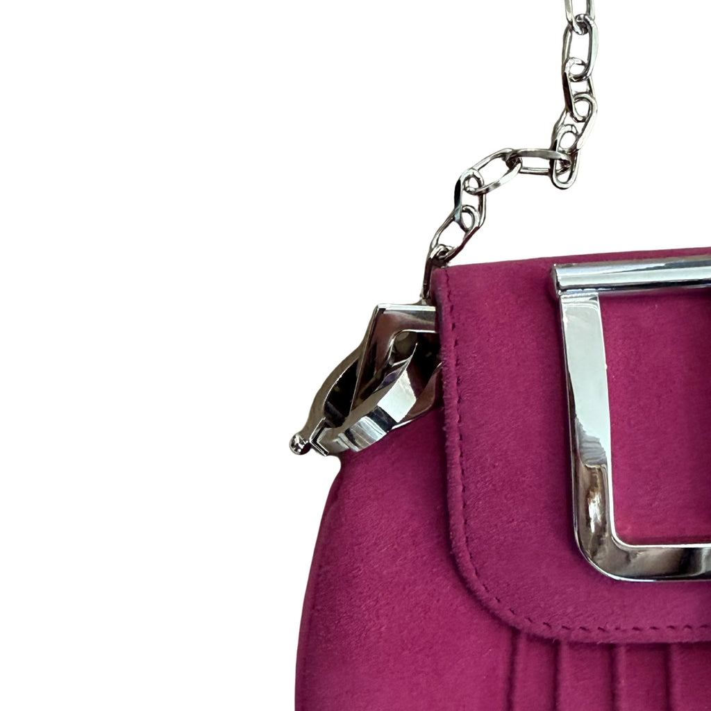 Dior 2003 Pink Suede Bag