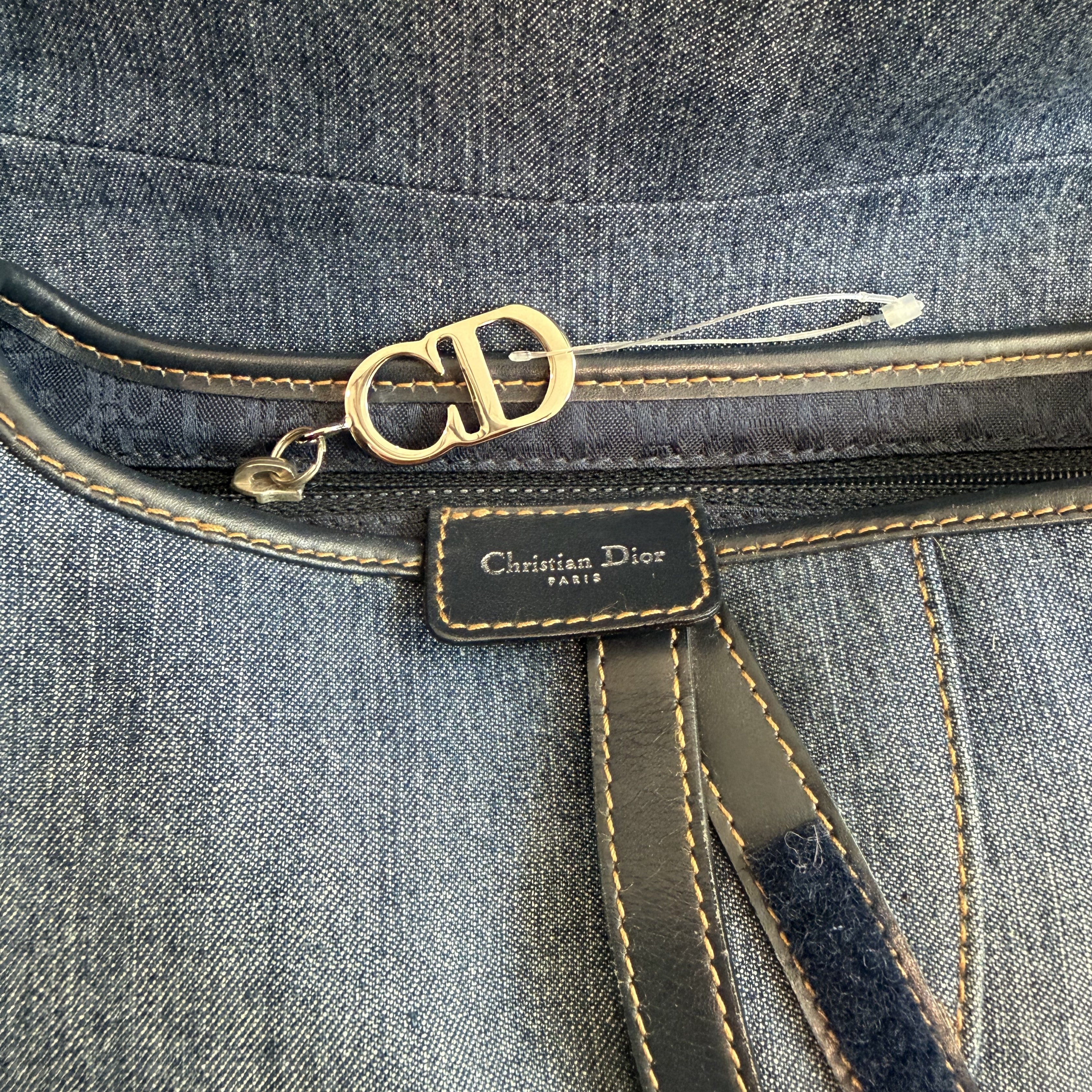 Rare Dior Denim Saddle
