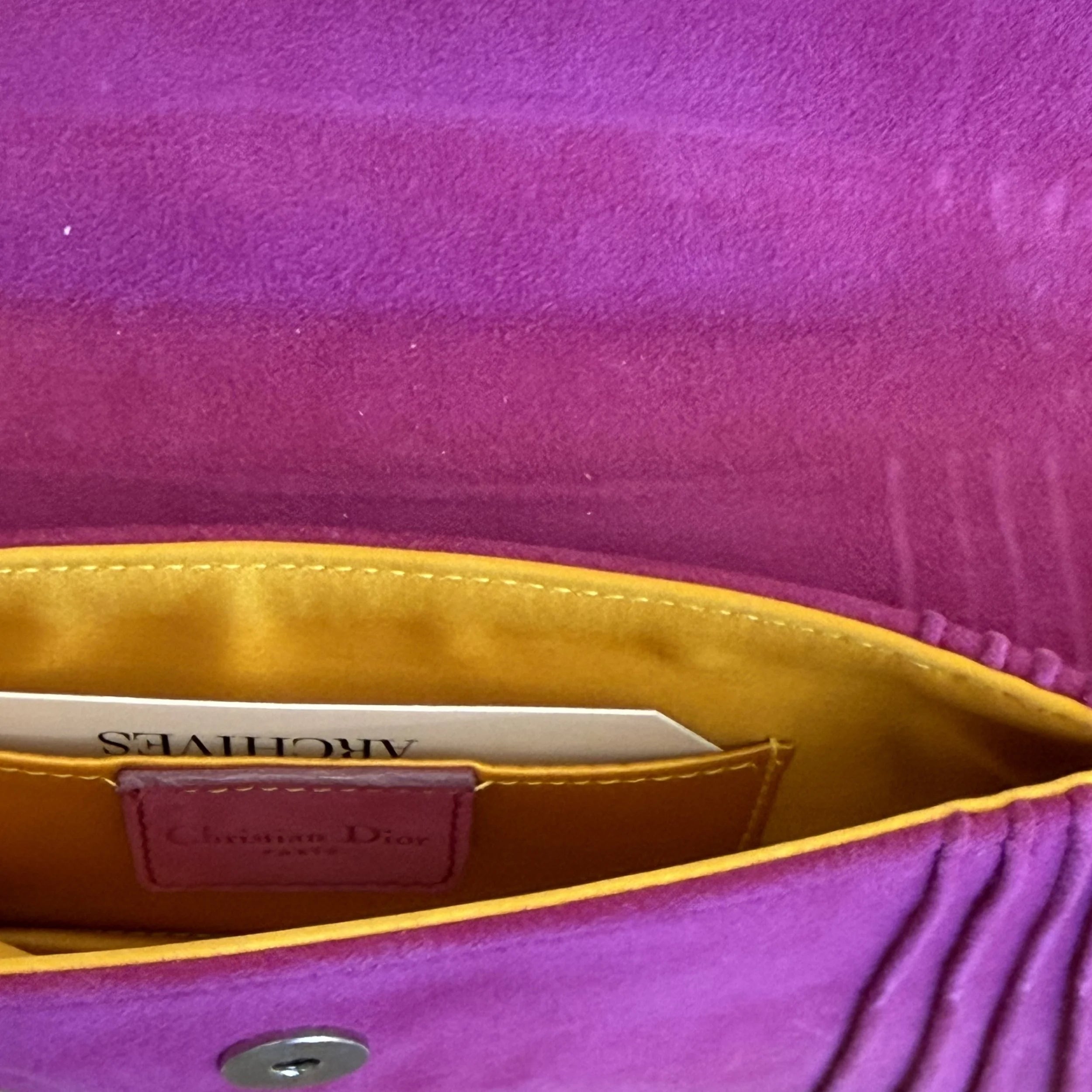 Dior 2003 Pink Suede Bag