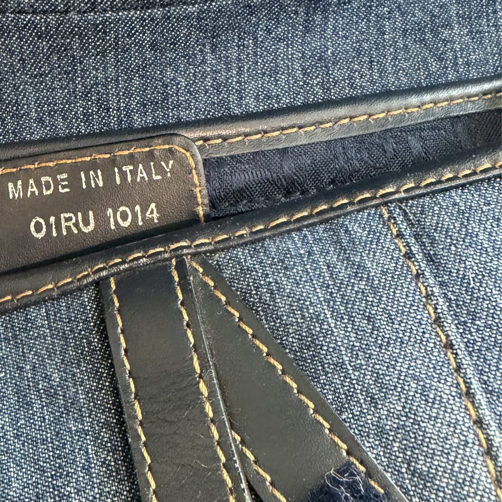 Rare Dior Denim Saddle