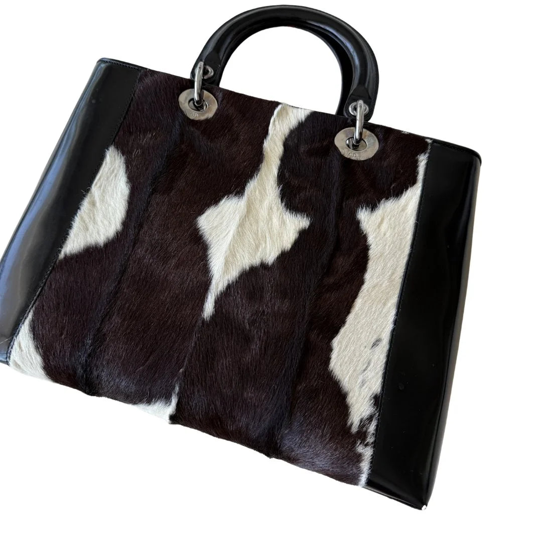 PONY HAIR LADY DIOR BAG