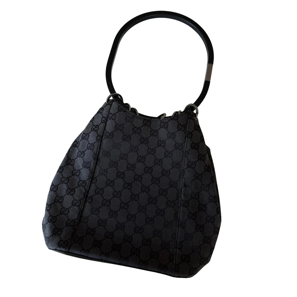 Gucci FW1999 Monogram Bag with Resin Handle
