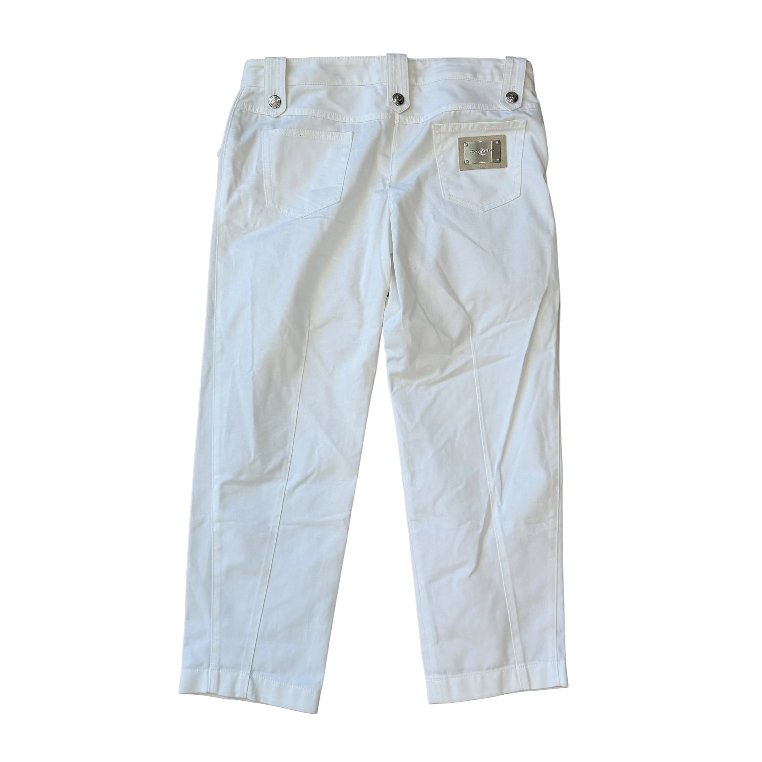 Dolce and Gabbana White Pant