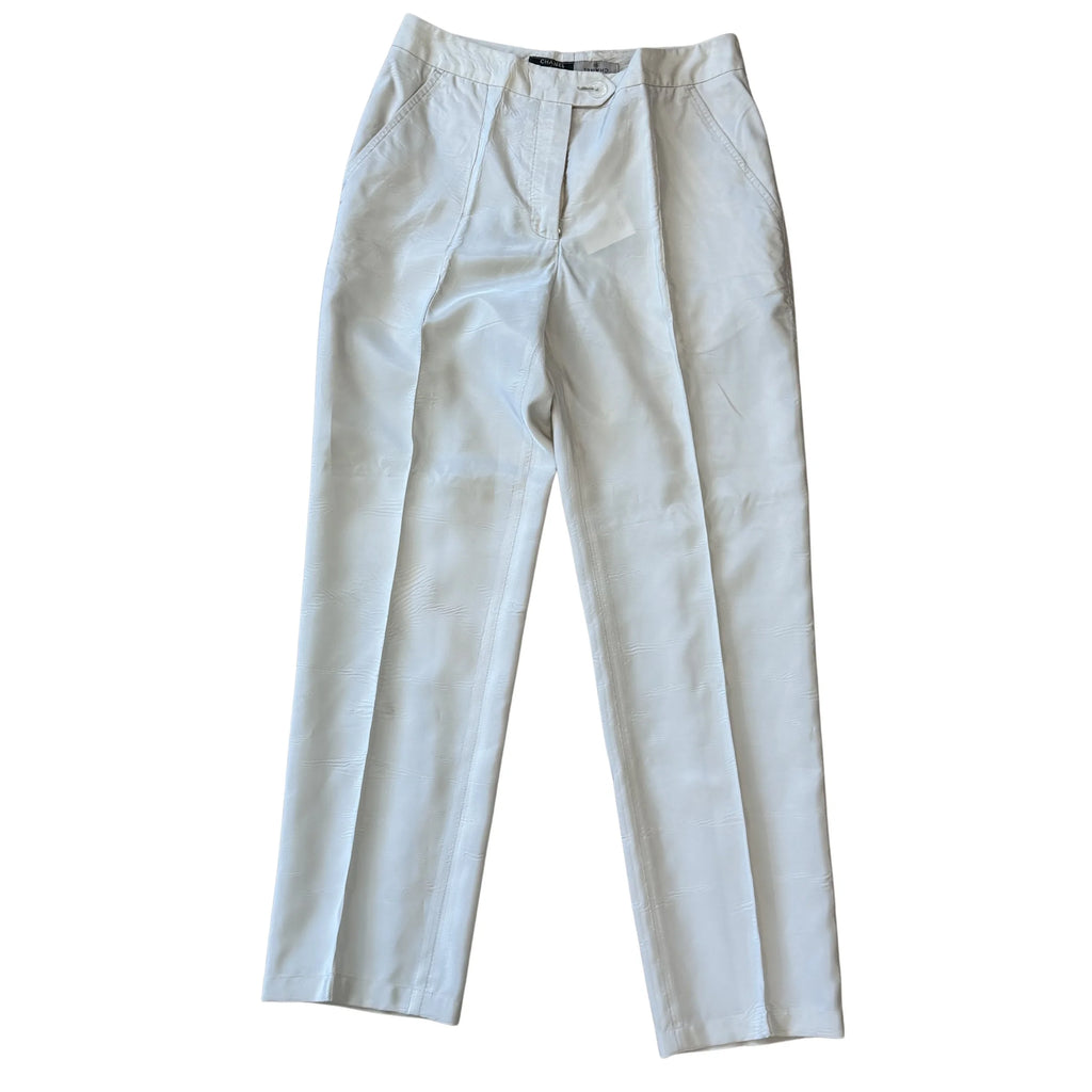 Chanel Acetate Grey Pants