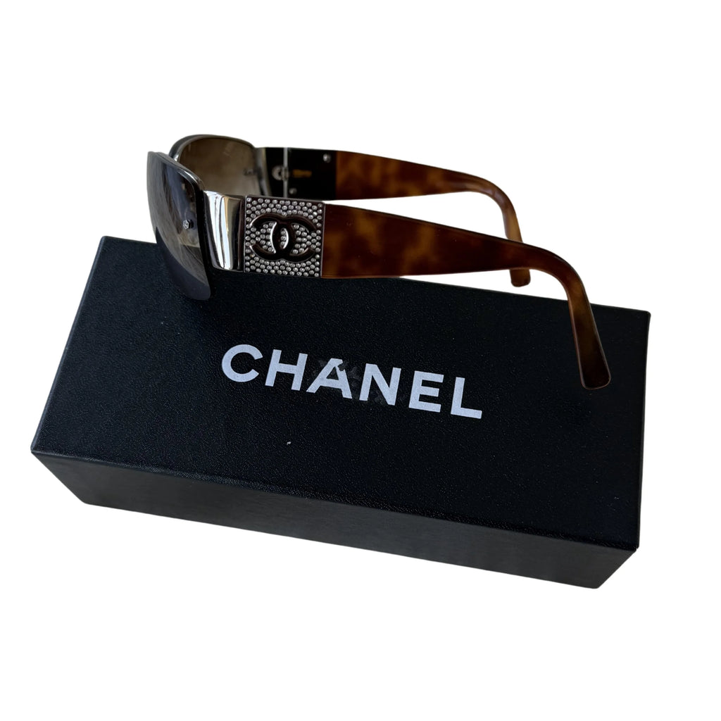 Chanel Tortoise 2000's Sunglasses