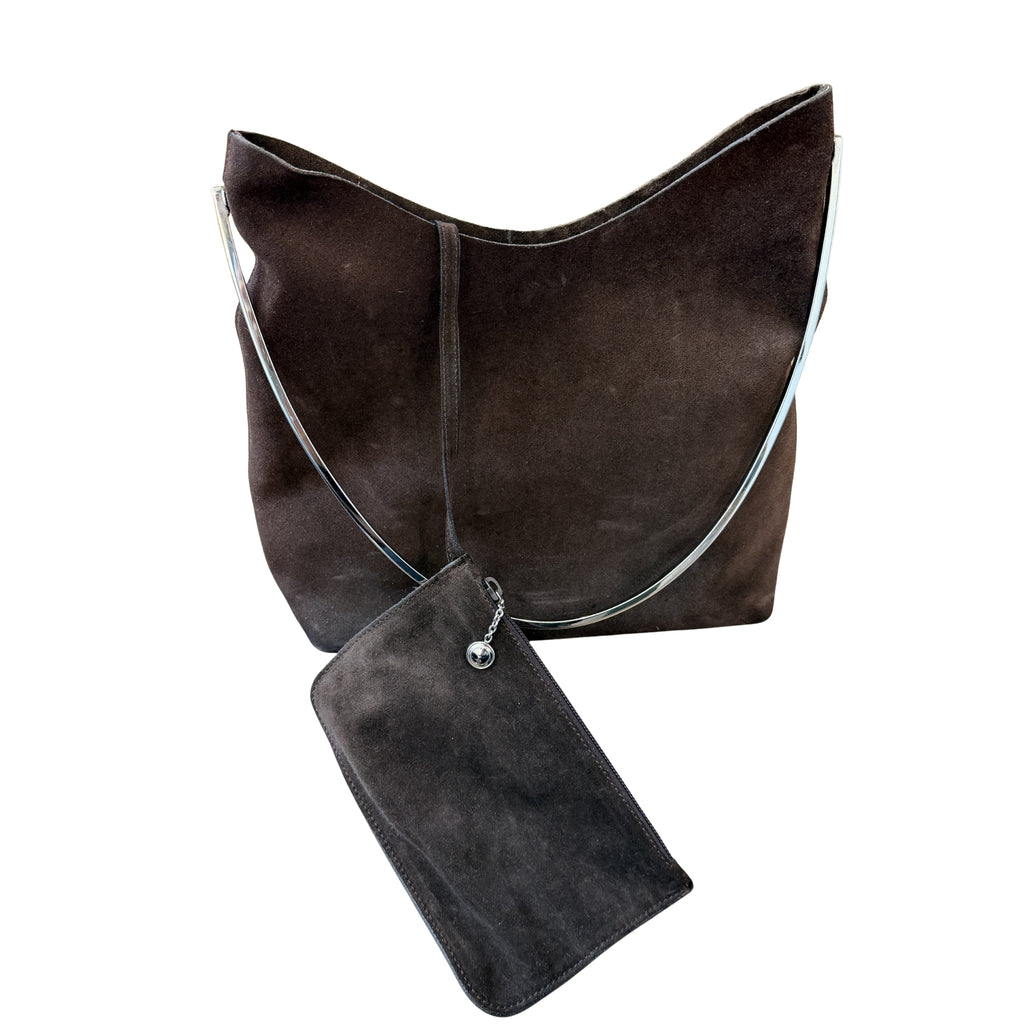 Gucci Brown Suede Bag