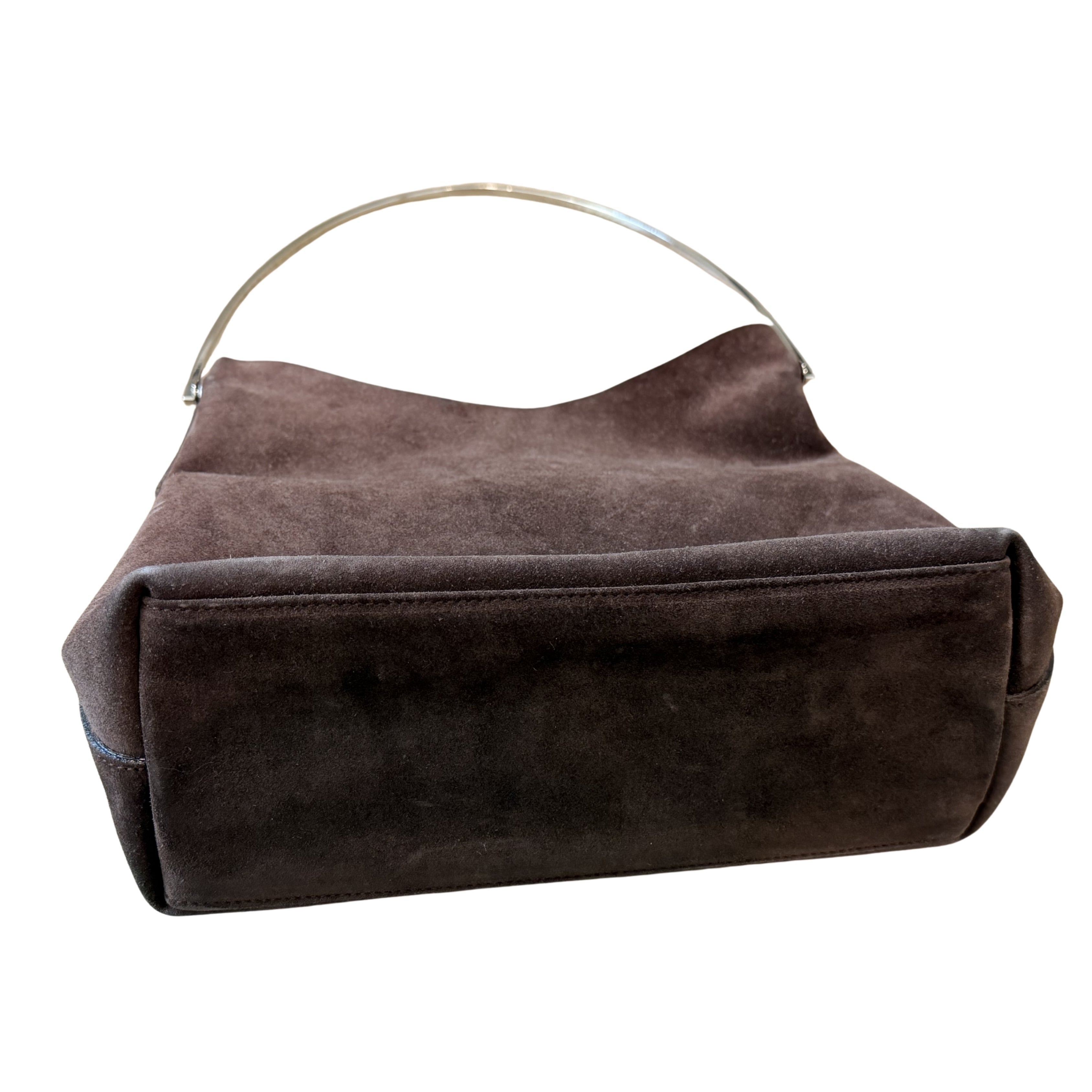 Gucci Brown Suede Bag