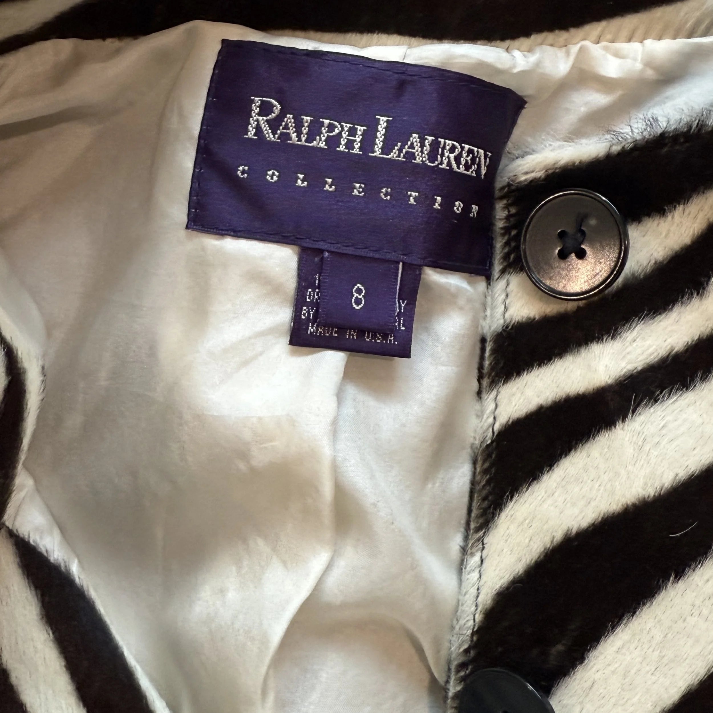 RALPH LAUREN PURPLE LABEL GENUINE PONY HAIR JACKET