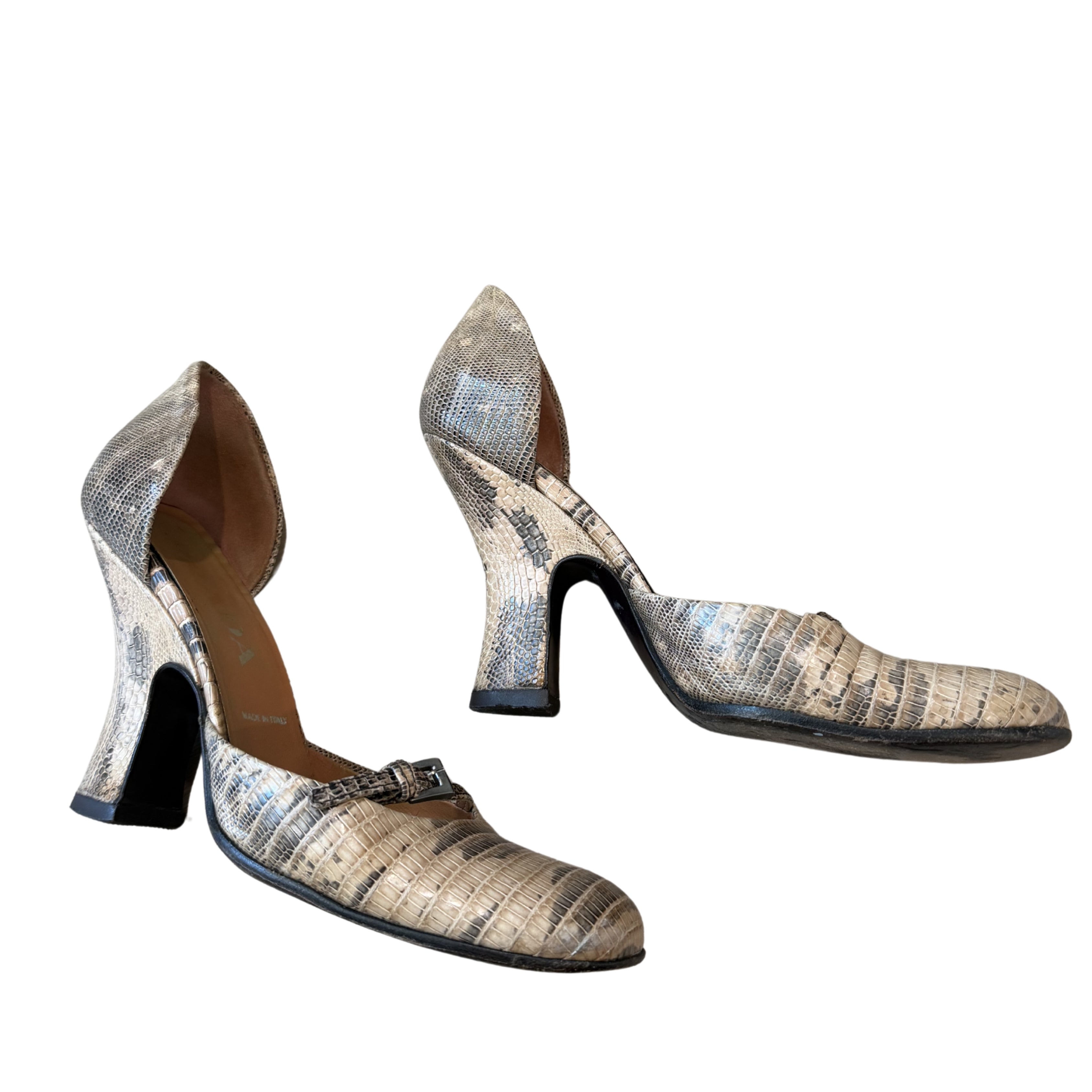 Prada Lizard Heels