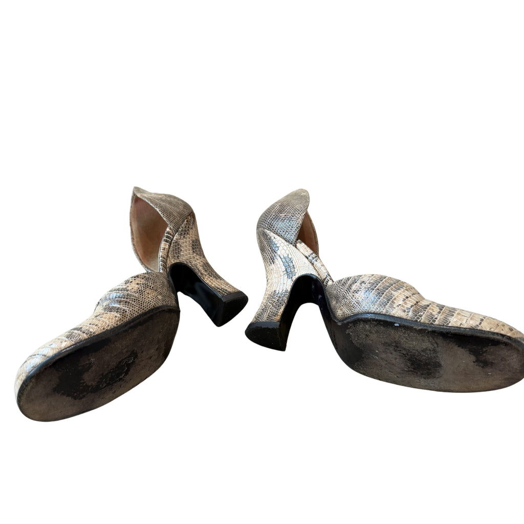 Prada Lizard Heels