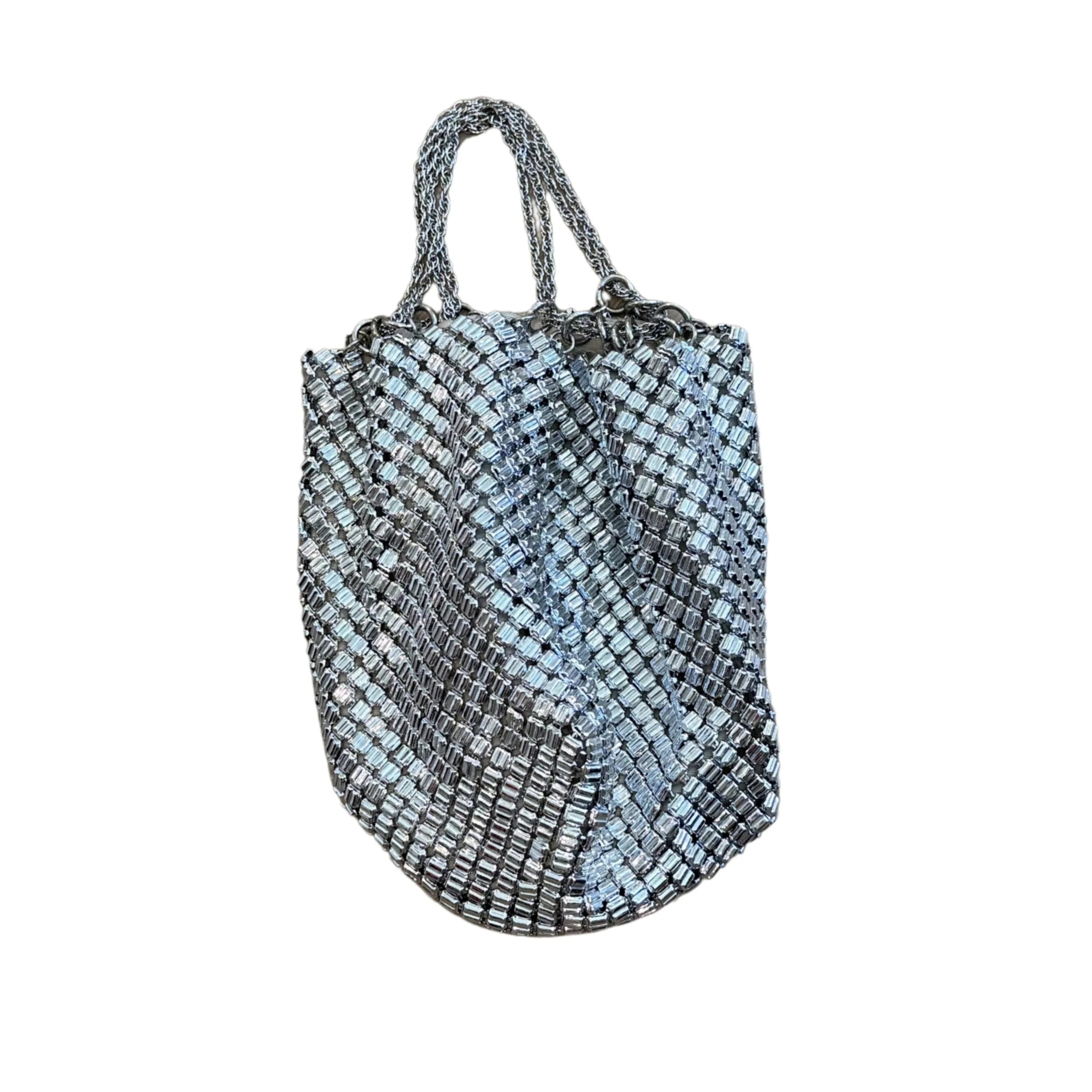 Whiting and Davis Silver Evening Bag