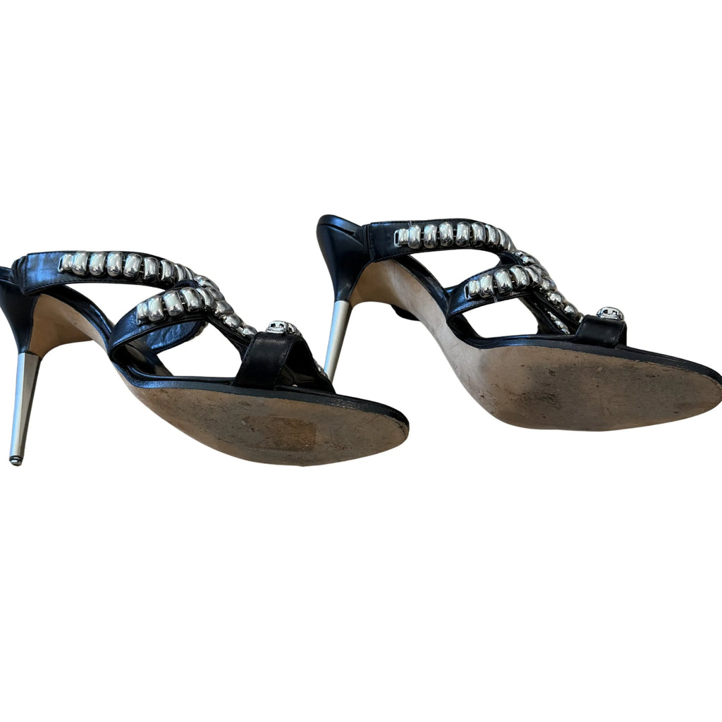Studded Manolo Blahnik Heel