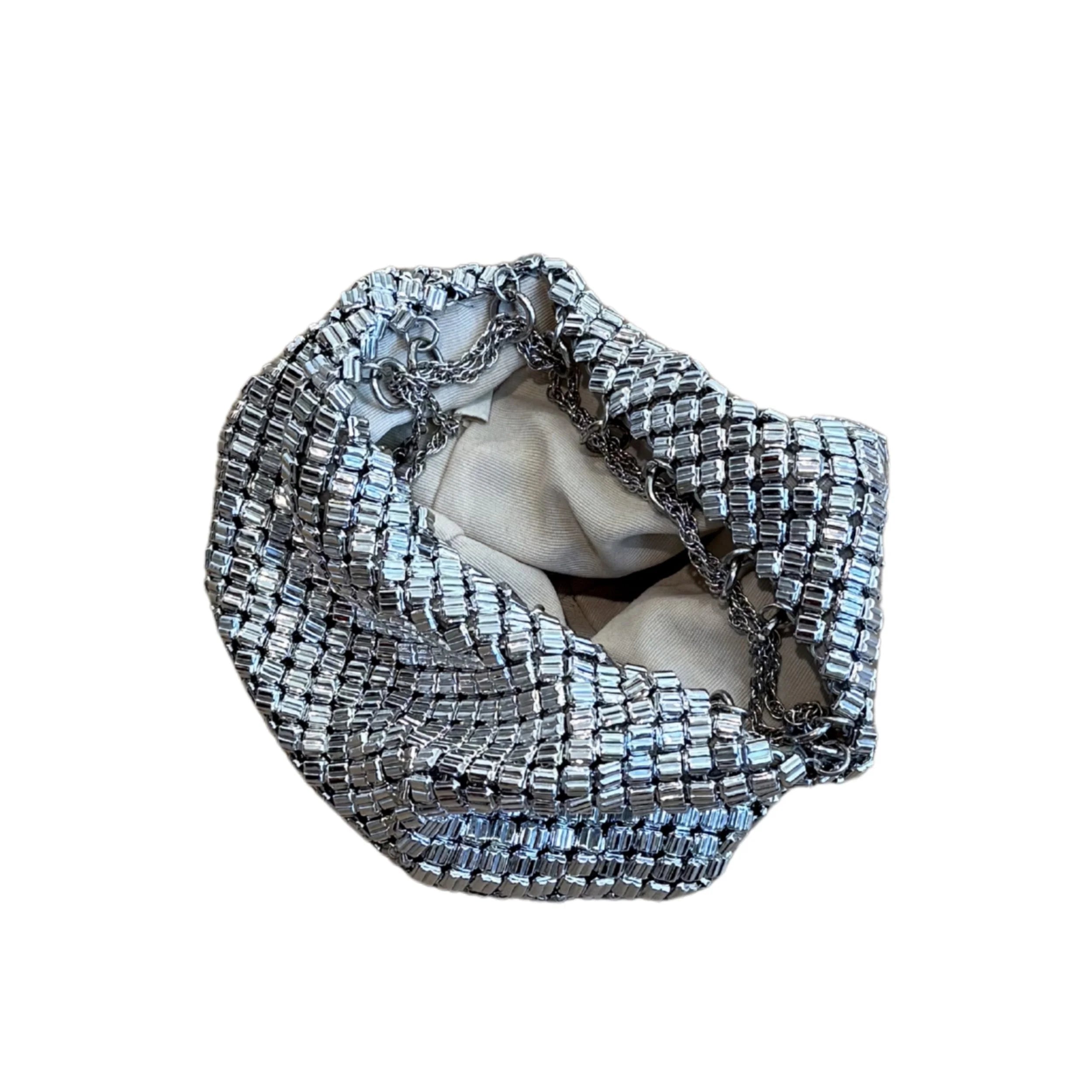 Whiting and Davis Silver Evening Bag