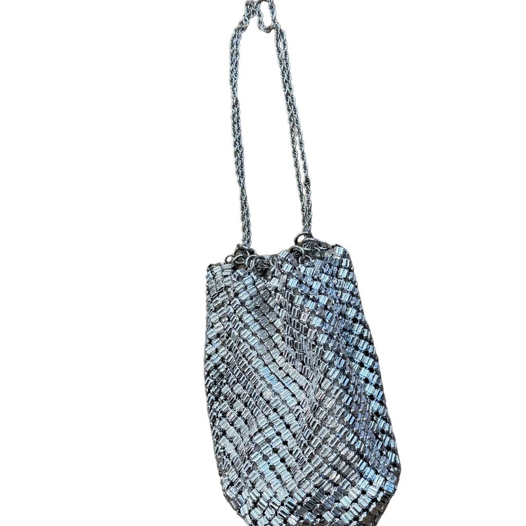 Whiting and Davis Silver Evening Bag