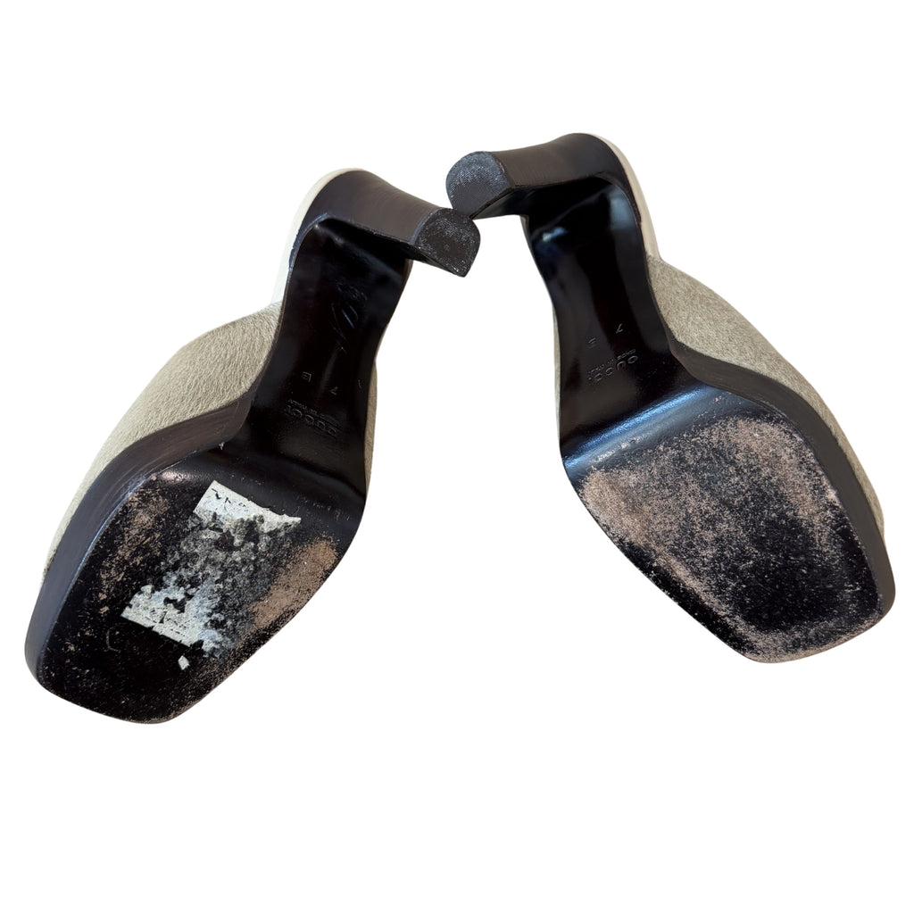 Gucci Pony Hair Heel