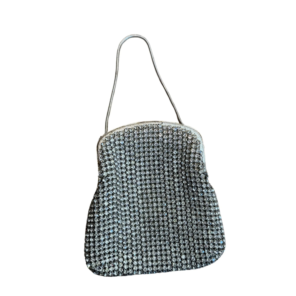 Whiting and Davis Crystal Minaudière Vintage Bag