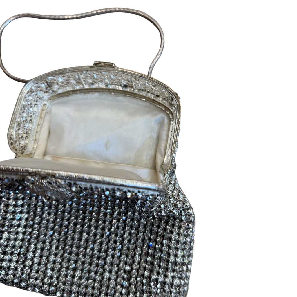 Whiting and Davis Crystal Minaudière Vintage Bag