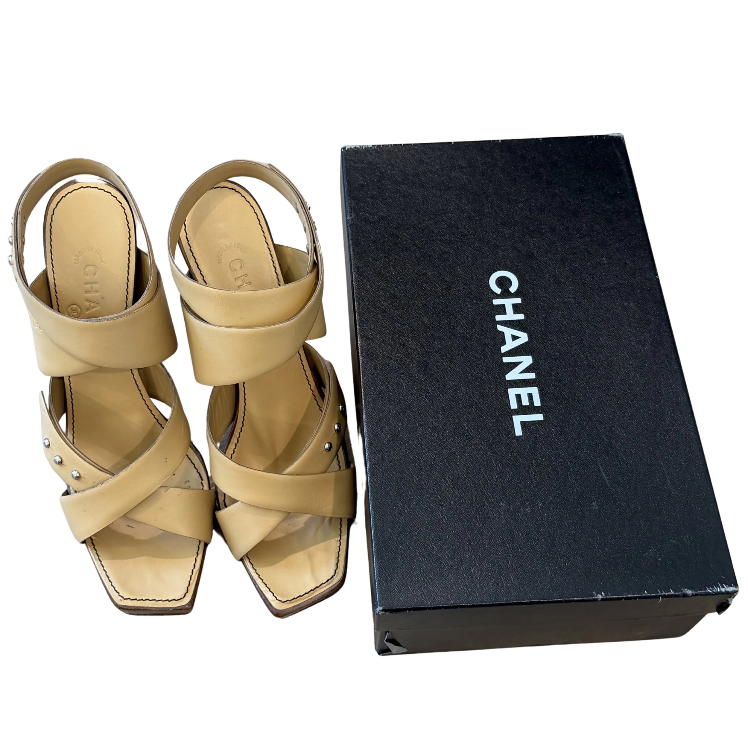 Chanel Vintage 2003 Sandal Heel