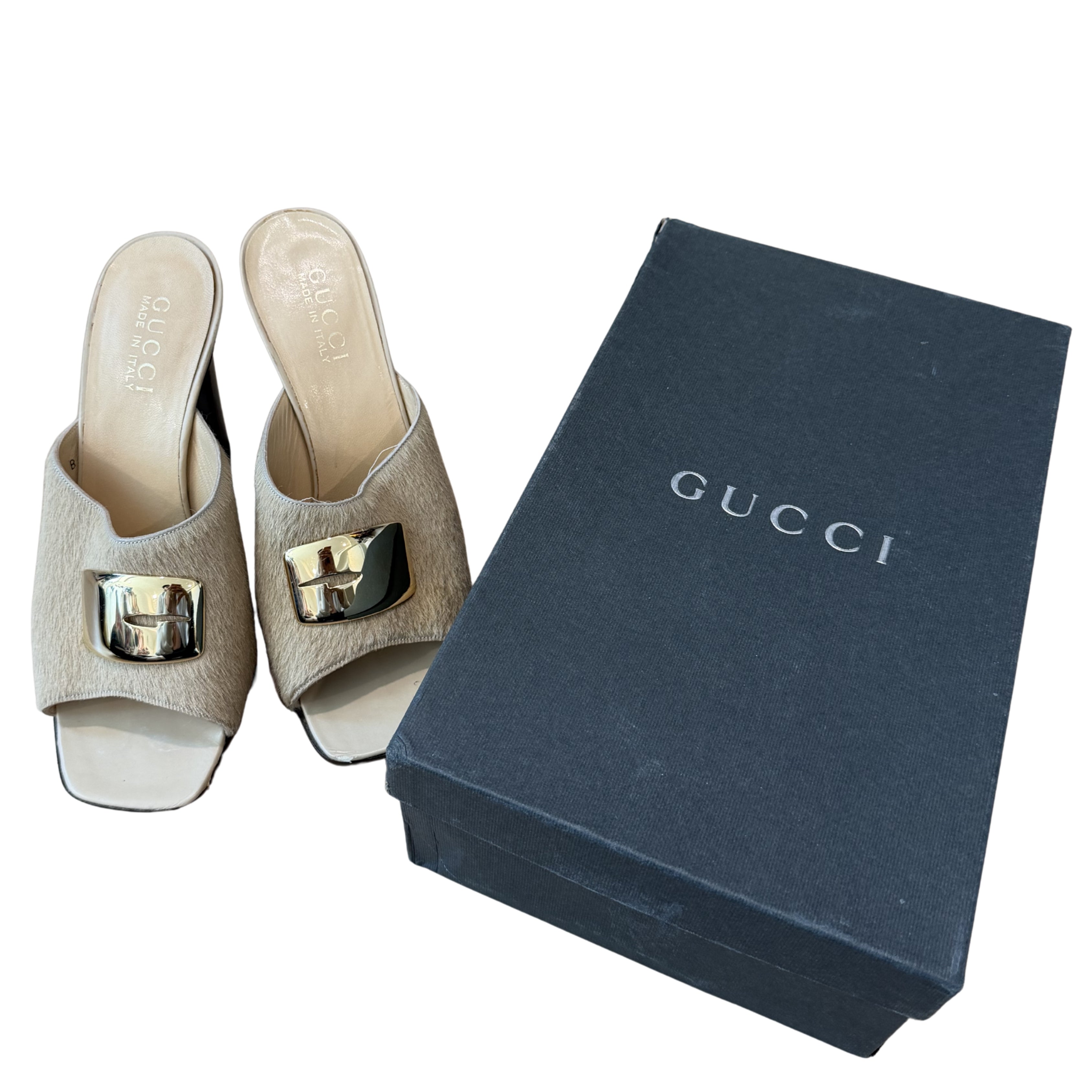 Gucci Pony Hair Heel