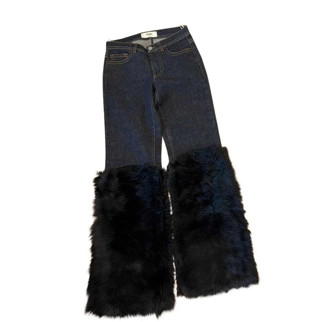 Fendi 90’s Fur Denim