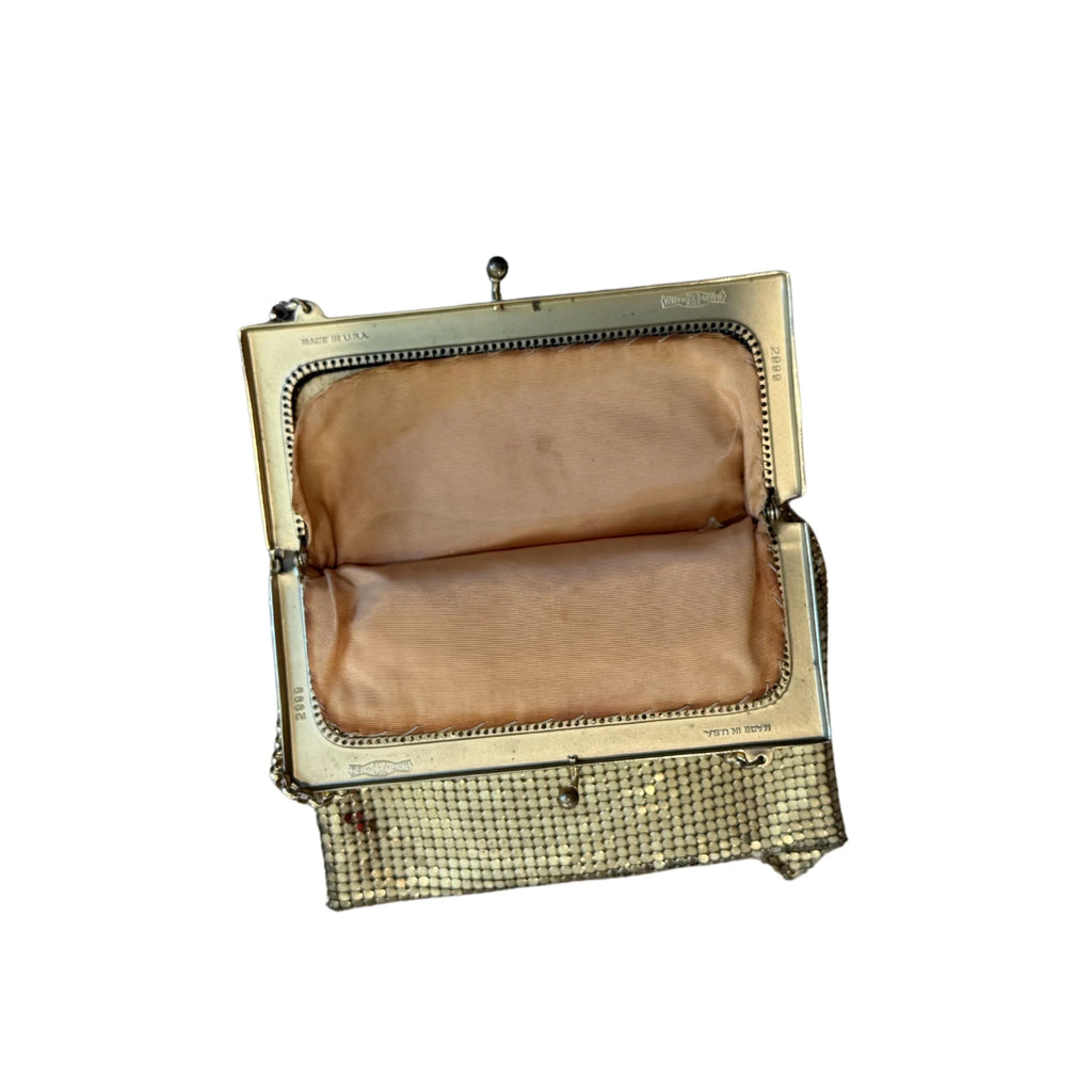 Whiting and Davis Gold Bag