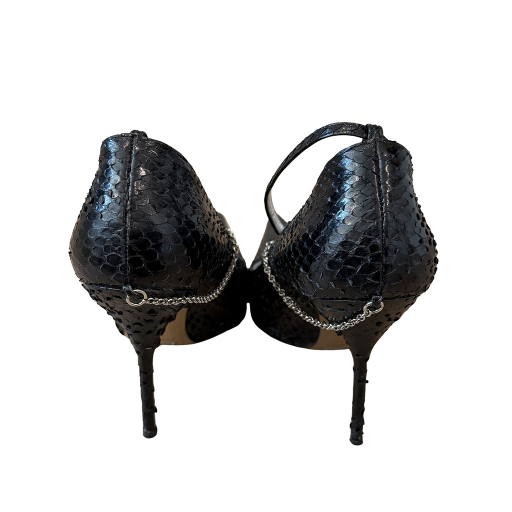 Dolce and Gabbana Python Heel