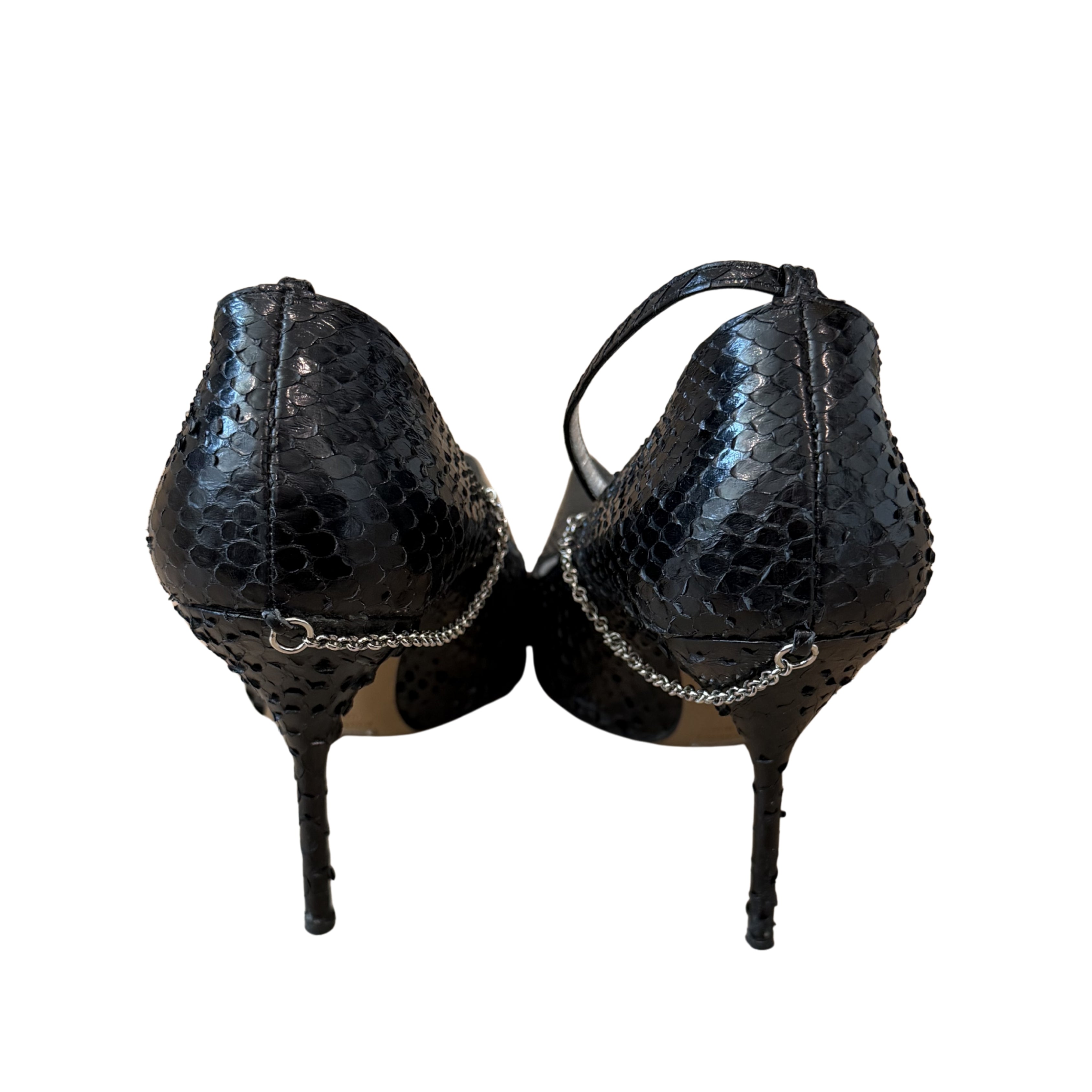 Dolce and Gabbana Python Heel