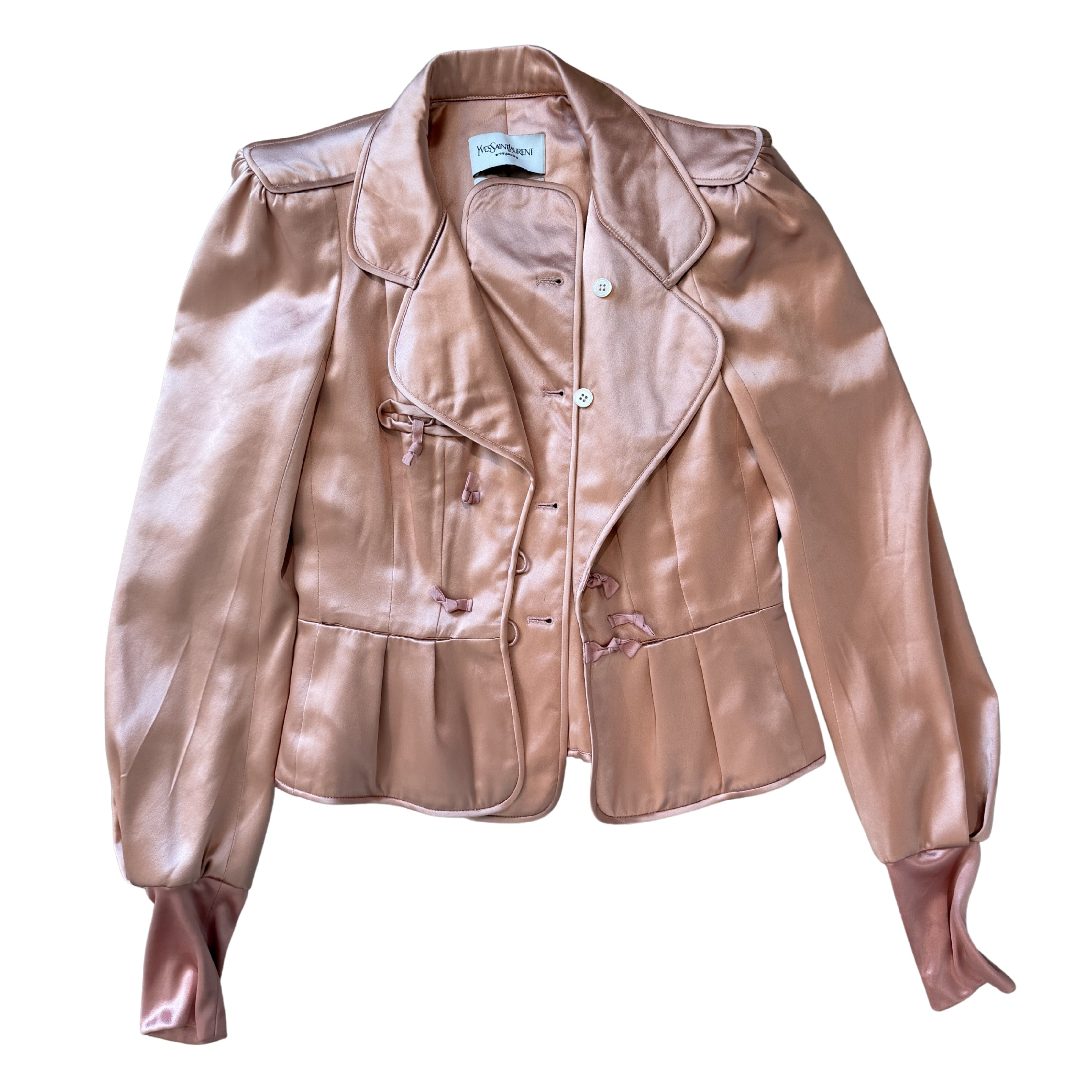 YSL 2004 by Tom Ford Pink Silk Jacket