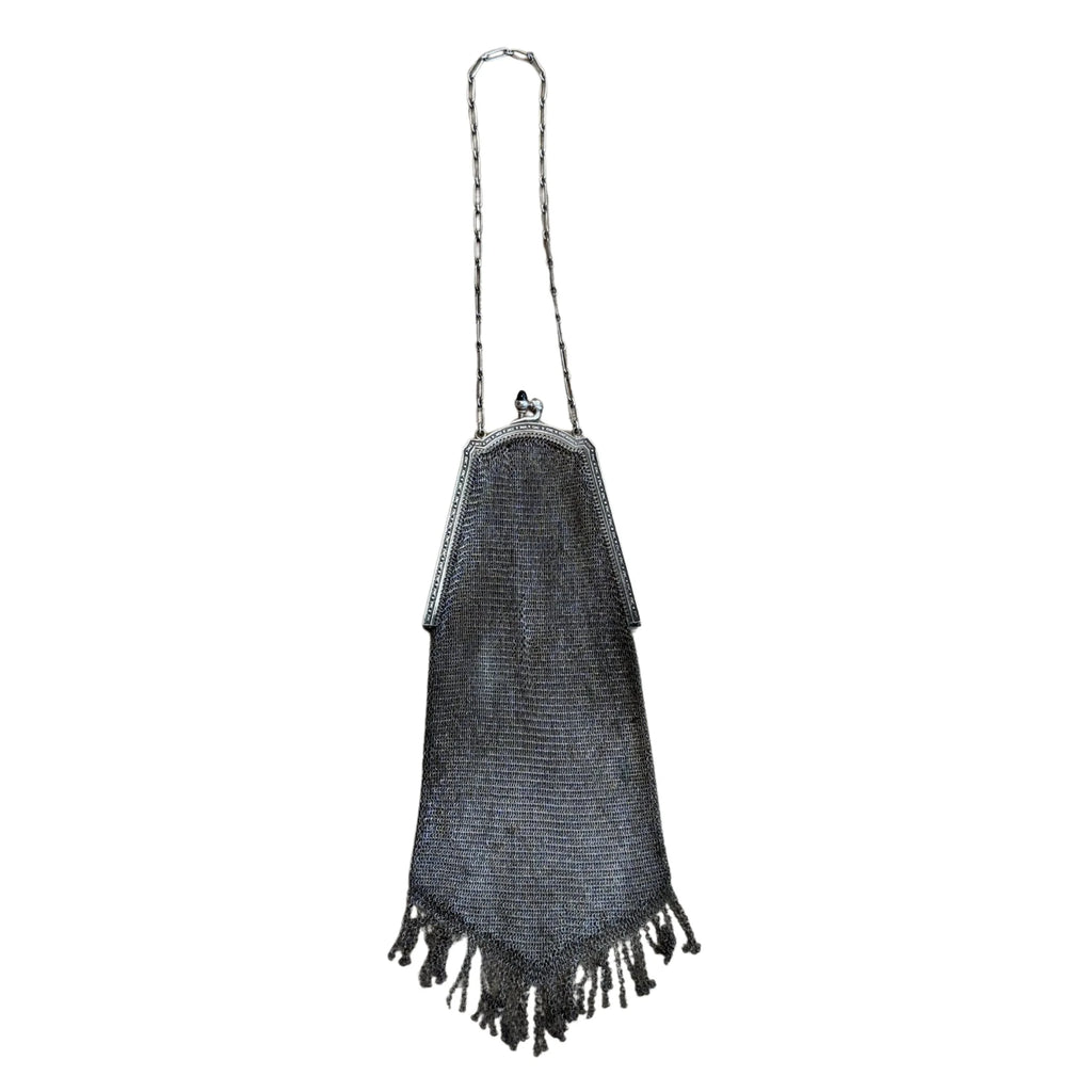 Whiting and Davis Fringe Mini Bag