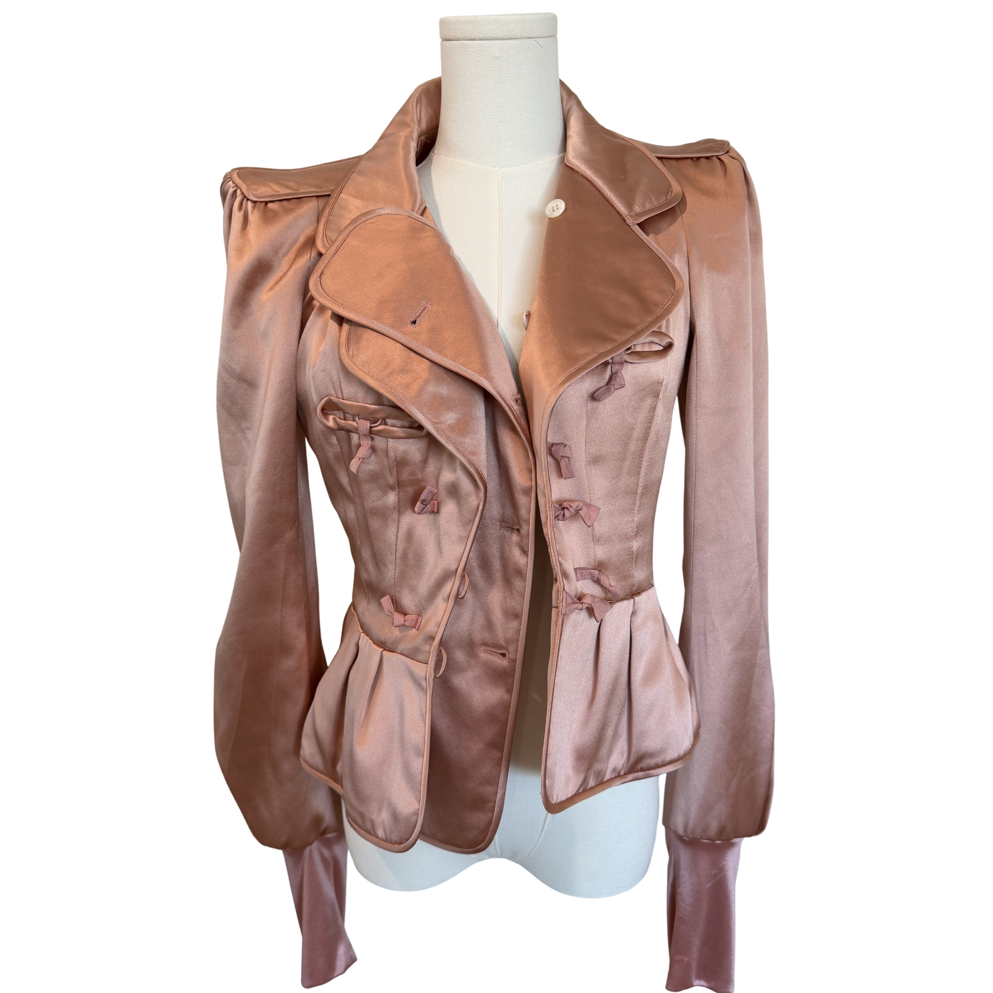 YSL 2004 by Tom Ford Pink Silk Jacket