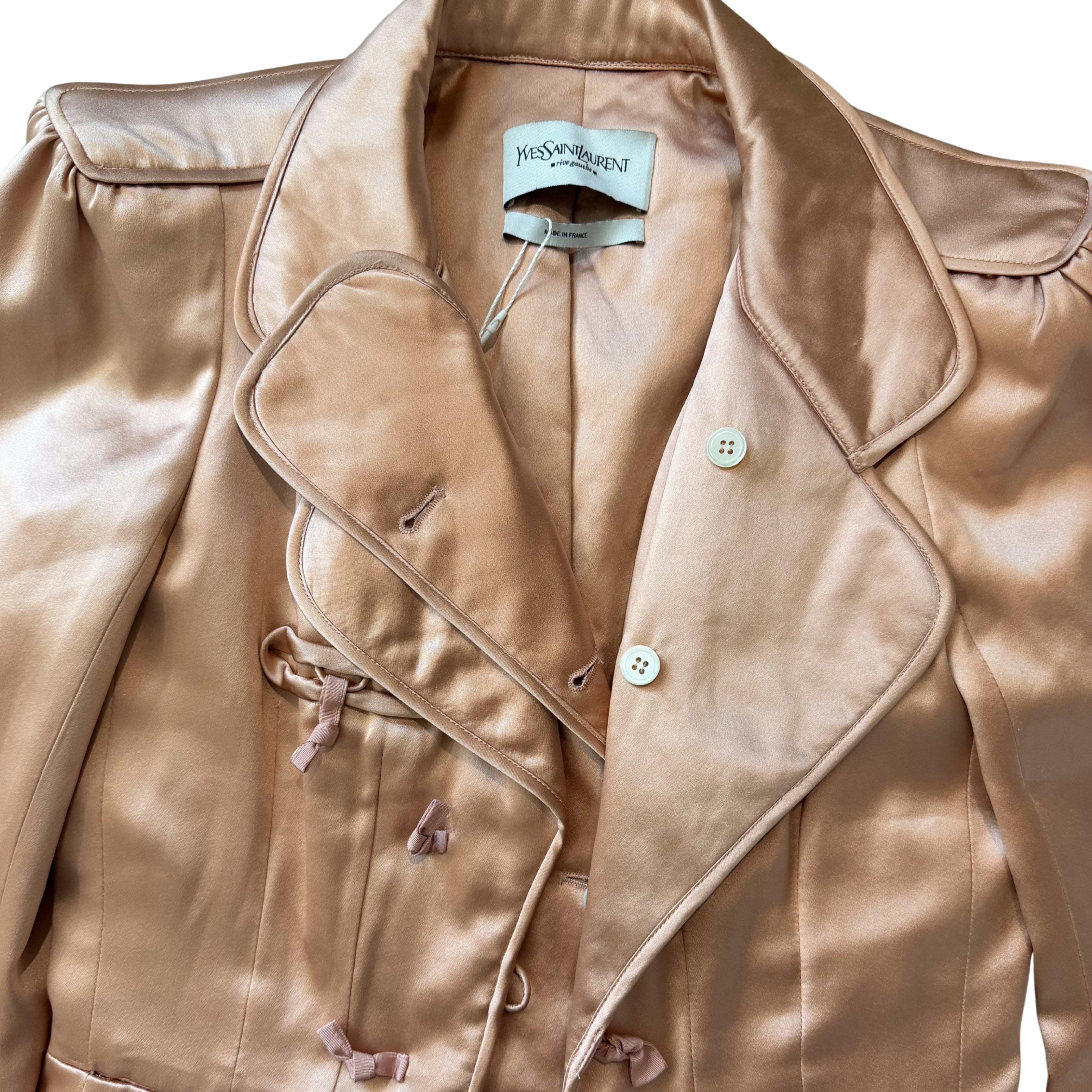 YSL 2004 by Tom Ford Pink Silk Jacket