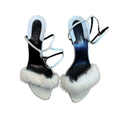 Gianni Versace FW1999 White Fur Heel