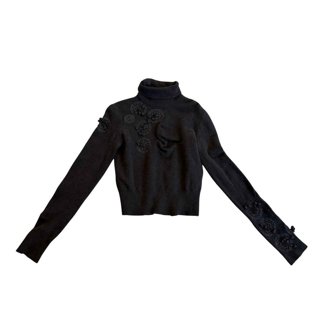 John Galliano Brown Turtle Neck