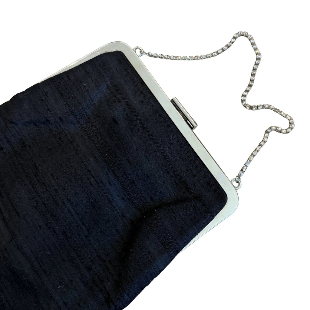 Dolce and Gabbana Crystal Handle Evening Bag