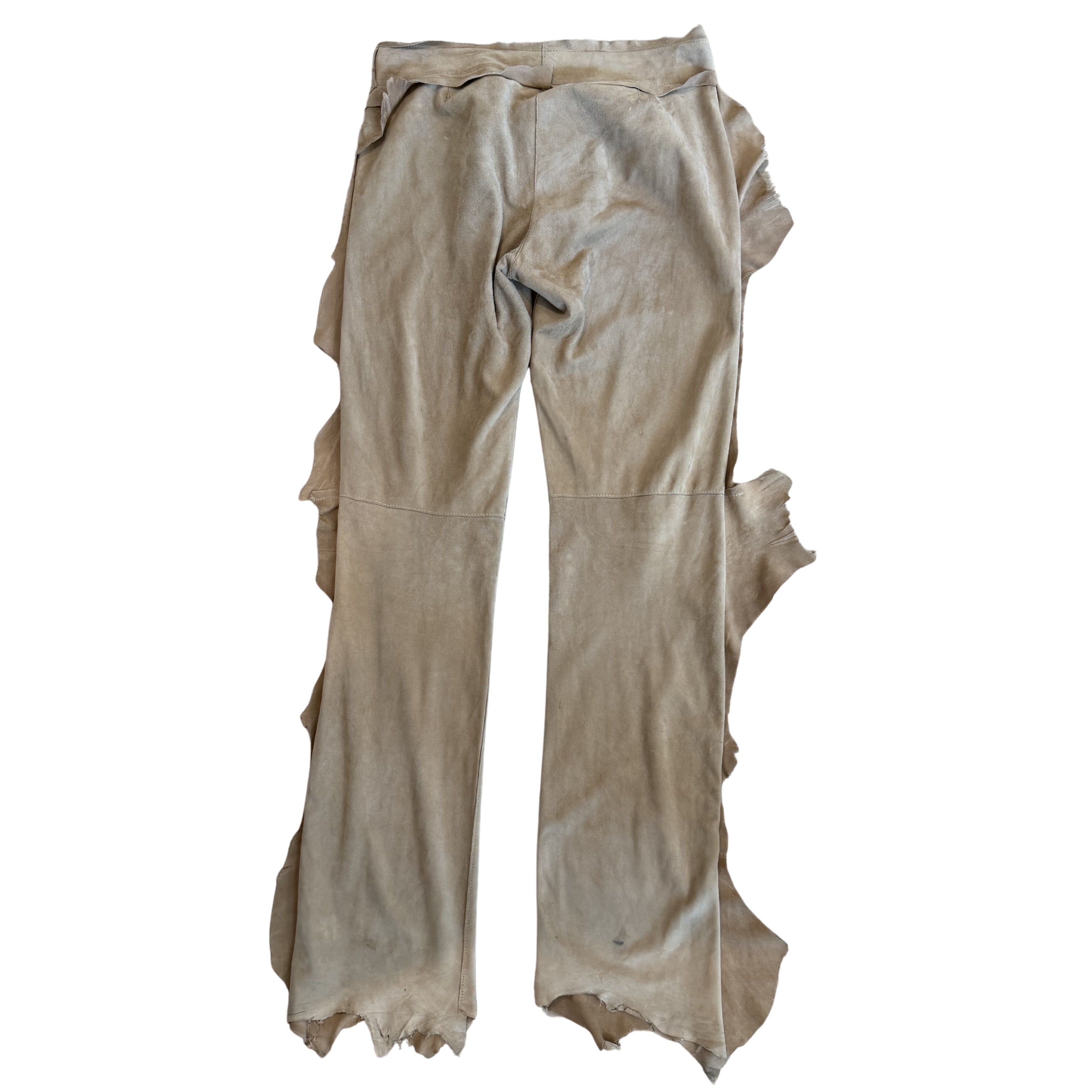 Dolce and Gabbana Brown Suede Pant