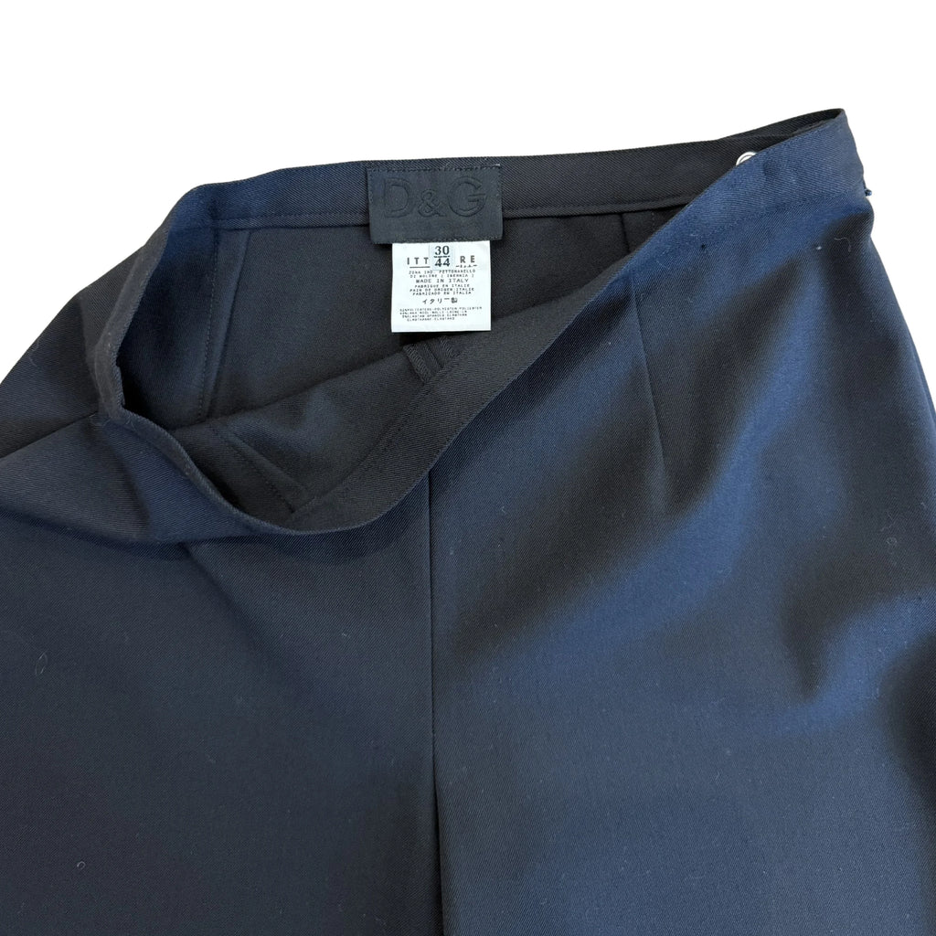 D&G Black Trousers with Snaps