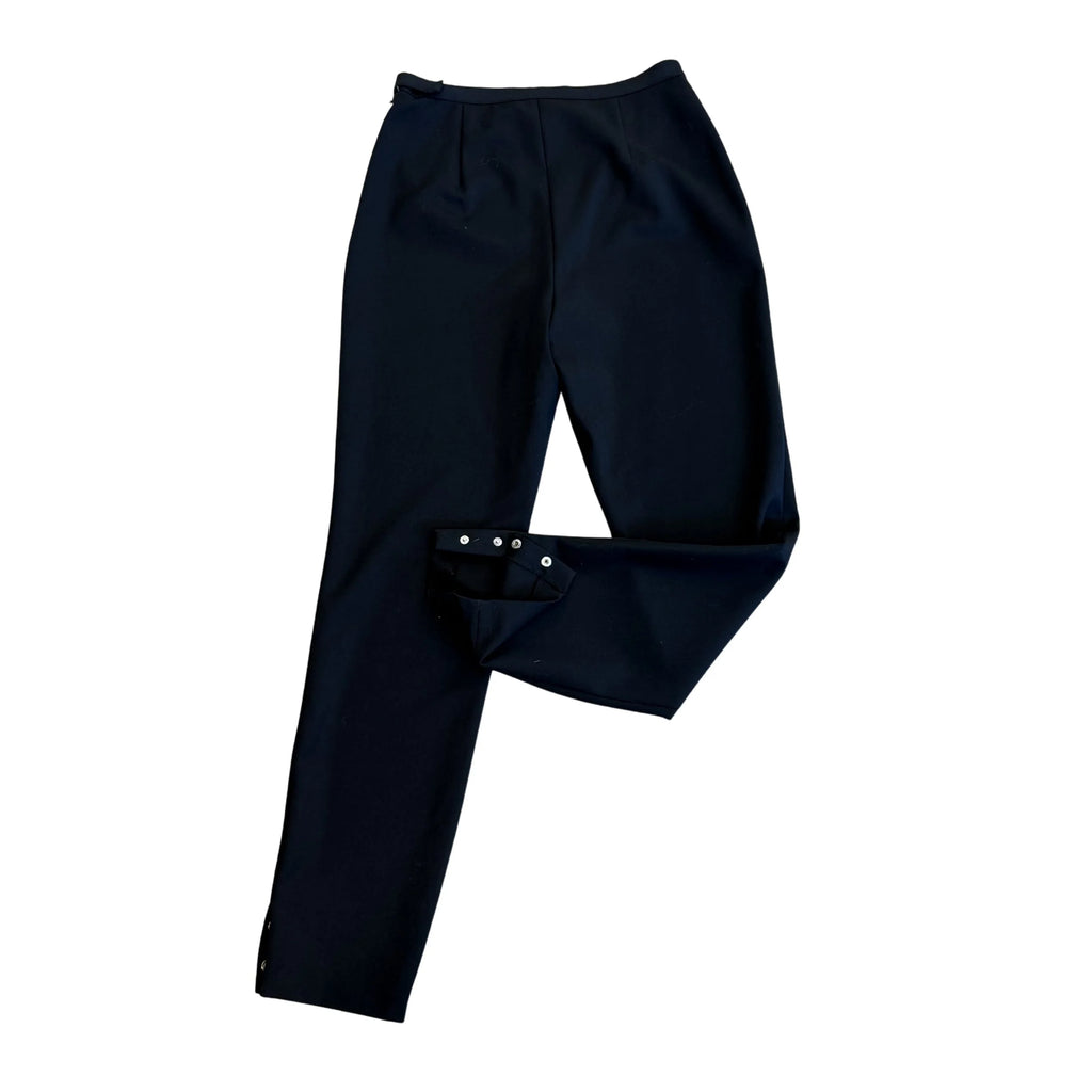 D&G Black Trousers with Snaps
