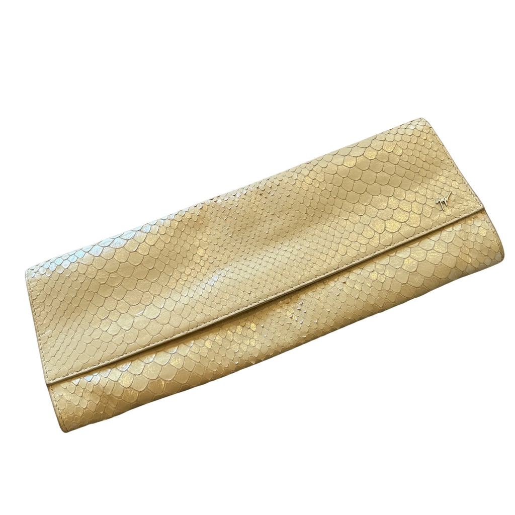 Giuseppe Zanotti Genuine Python Clutch