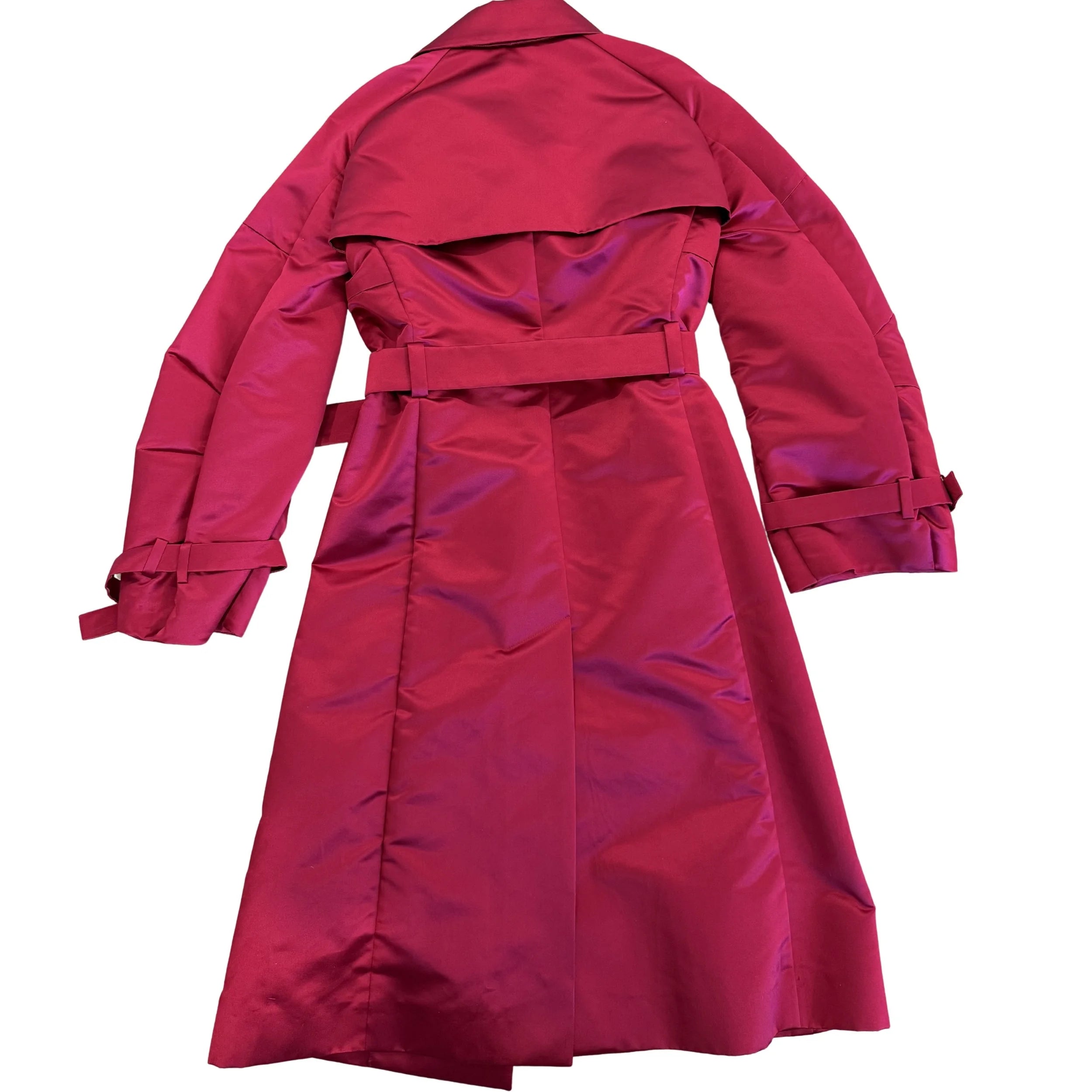Celine 90's Red Trench Coat