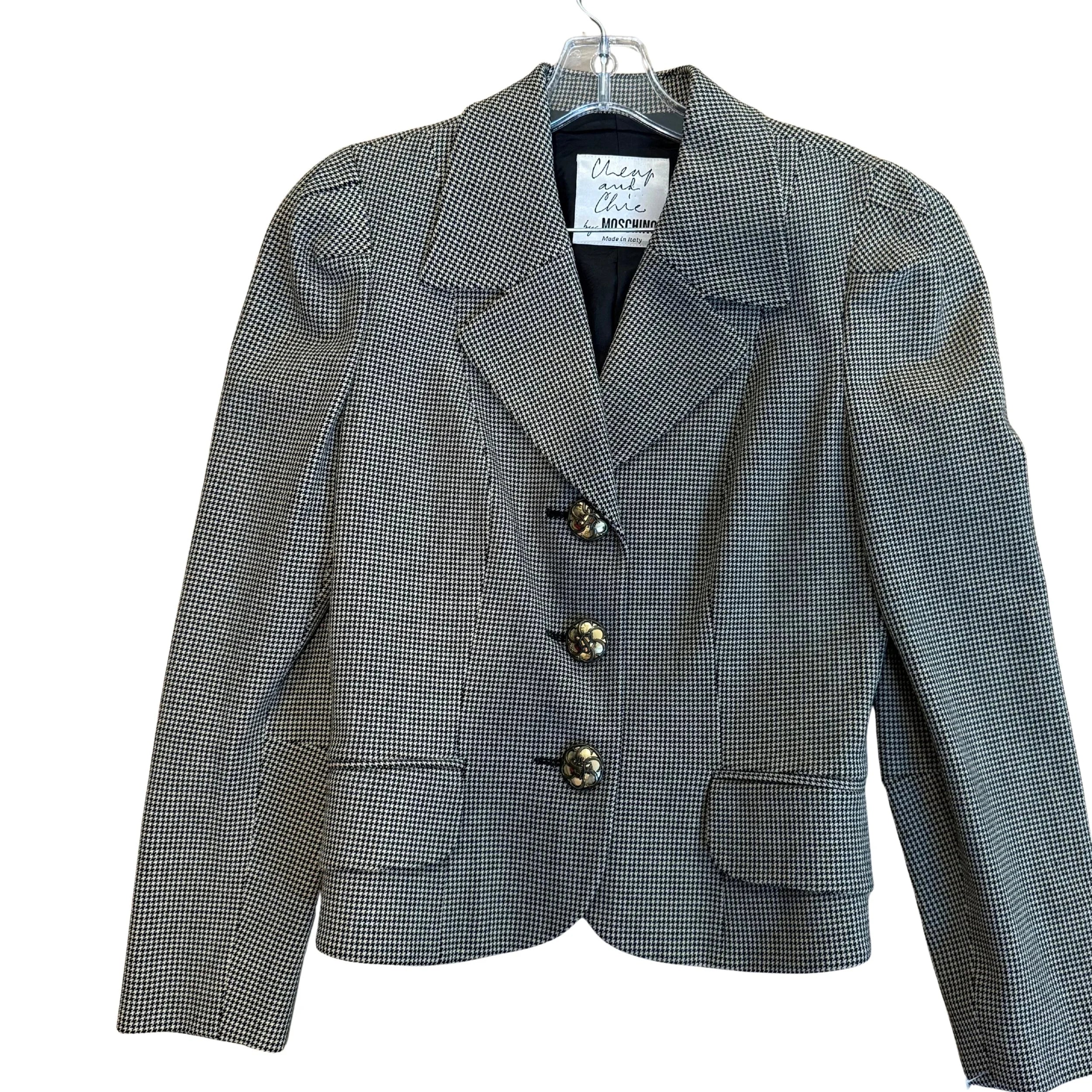 Moschino Plaid Blazer