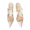 Chanel CC Mesh Slingback